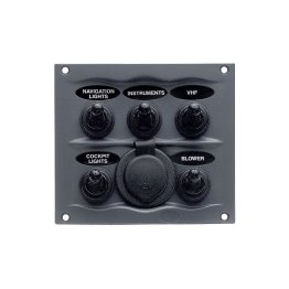 BEP Strömbrytarepanel (5) 12V