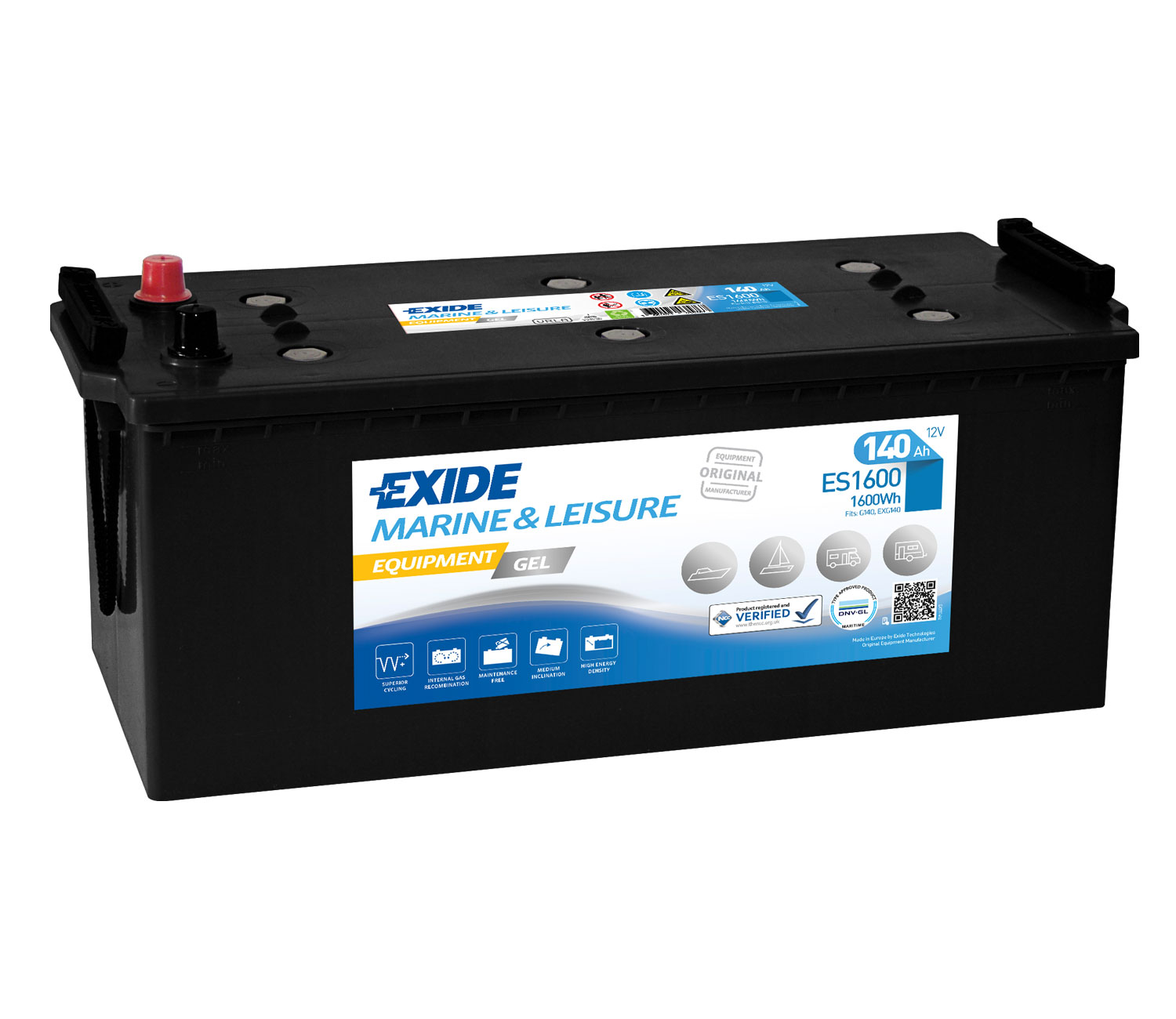 Exide Equipment Gel 12V 80Ah Starterbatterie (EX7MF301) for sale