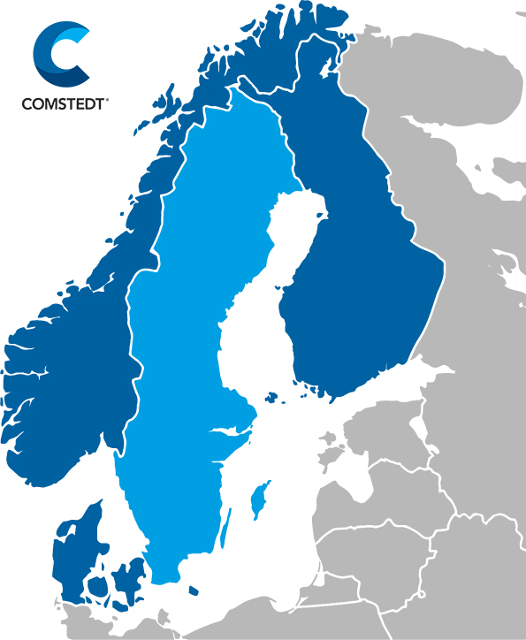 Karta_Norden_Comstedt_logo